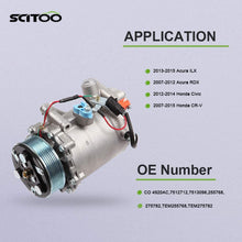 SCITOO Compatible with AC Compressor 4920AC and Clutch for Honda Acura ILX RDX 2.3L 2.4L Honda Civic CRV 2.4L K38810RWCA03