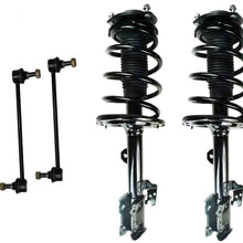 Detroit Axle - Front Struts + Sway Bars Replacement for 2008-2013 Toyota Highlander (Excludes Sport Suspension) - 4pc Set