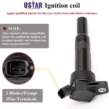 USTAR Ignition Coils 4 Pack for Hyundai Elantra GT Tucson, Kia Forte Koup Forte5 Soul Engine 4 1.8 2.0 Replaces 27300-2E000