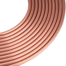 Copper Brake Line Hose Tubing Coil Roll- Fuel Line Tube Coil Transmission Line Tube Oil Brake Hose, Clutch Hose, Brake Copper Pipe with fittings (25 Ft 3/16" + 25 Ft 1/4")