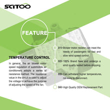Air Conditioning Heater Fan HVAC Blower Motor Resistor SCITOO Regulator fit 2011-2013 Mazda 6/2006-2008 Mazda 6/2002-2006 Mazda MPV
