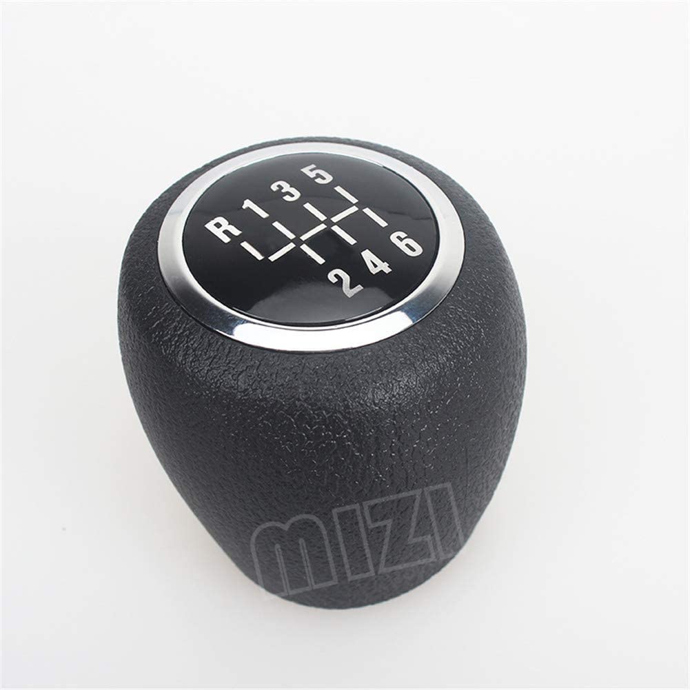 Clidr 6 Speed Manual Gear Shift Knob for Chevrolet Chevy Cruze Shifter Lever Head 2009 2010 2011 2012 2013 (Black) (Black)