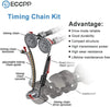 ECCPP Engine Timing Chain Kit Gears fits for 1997-2009 4.0L SOHC V6 Ford Mazda Mercury