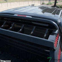 Topline Autopart Cargo Basket Carrier Rack Style Truck Bed Chase Rack Roll Bar With Red Honeycomb Mesh Cage For 07-13 Chevy Silverado/GMC Sierra 1500/07-14 2500/3500 (Matte Black)