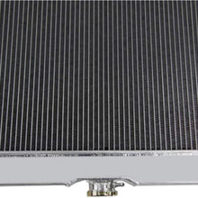 Primecooling 56MM 3 Row Core Aluminum Radiator for Fairlane Ranchero Mustang XR-7, Cougar V8 1967-70 (24" Core Wide)