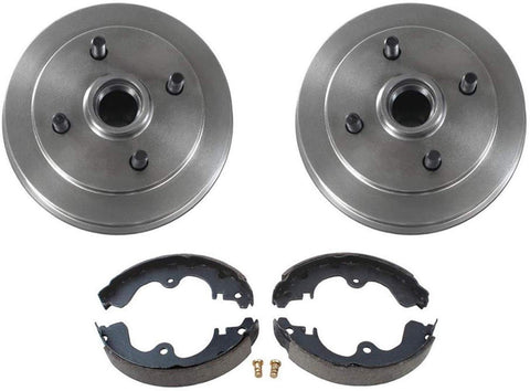 Mac Auto Parts 25848 Toyota Tercel Paseo NO ABS (2) Brake Drums & Brake Shoes