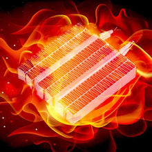 Zyyqt Fan Heaters Ceramic， Fan Heater 750W-1500W – PTC Heat Temperature Adjustment Ideal for Small Rooms, Caravans and Garages, Wide Handle