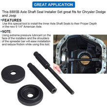 8885B Inner Axle Shaft Seal Installer Set 8885 8885A For Chrysler Dodge and Jeep Ram Truck 1500 2500 3500 (4PCS)