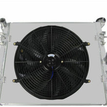 OzCoolingParts 07-15 Jeep Wrangler Radiator Shroud Fan, 3 Row Core Aluminum Radiator + 16" Fan w/Shroud Kits for 2007-2015 Jeep Wrangler JK 3.6 3.8 V6 Engine