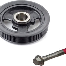 Crankshaft Pulley Vibration Damper Harmonic Balancer + Bolt for Mini Cooper R50