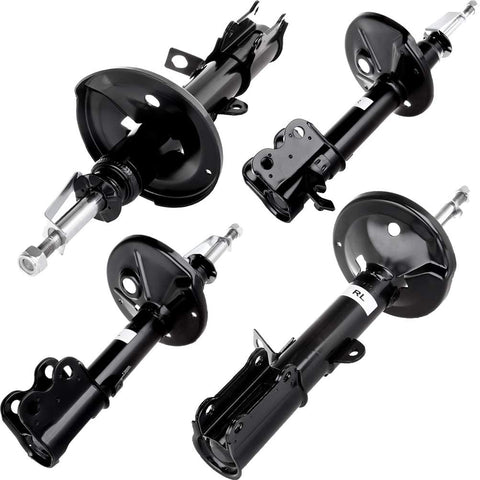LSAILON 4 pcs Front Rear Struts Shocks Absorbers Replacement for 1998-2002 Chevy Prizm,1993-1997 Geo Prizm,1993-2002 Toyota Corolla 234059 71953 234060 71954 333236 71951 333237 71952