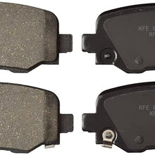 KFE KFE1734-104 Ultra Quiet Advanced Premium Ceramic Brake Pad Rear Set Compatible with: 2015-2017 Chrysler 200; 2014-2017 Jeep Cherokee