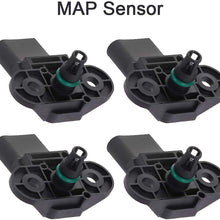 ZENITHIKE Manifold Absolute Pressure Sensor Replacement for 03C906051F 2006-2008 Audi A4 2005-2009 Audi A4 Quattro 2008-2010 Audi A5 Quattro 2005-2011 Audi A6 4pcs