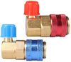 Wilk New R134a System Port QC15 AC Quick Connector Adapter HVAC Coupler Car Auto Air-Conditioning