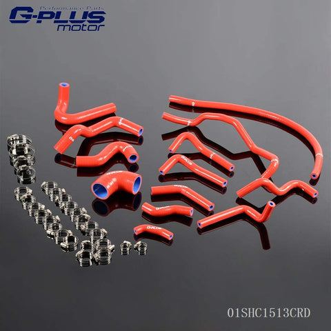 Silicone Ancillary Coolant Breather Hoses For Mazda Mx5 MK1 1.6 89-98 Red