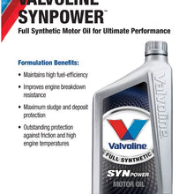 Valvoline SynPower 10W-30 Full Synthetic Motor Oil - 5qt (Case of 3) (787002-3PK)