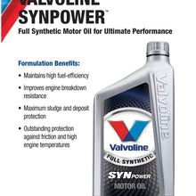 Valvoline Advanced Full Synthetic SAE 0W-20 Motor Oil 1 QT, Case of 6