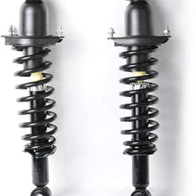 LONGKEES Rear Shock Absorber Struts & Spring Assembly Fit 2003-2008 Pontiac Vibe Toyota Corolla