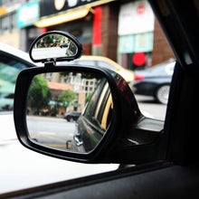WildAuto Blind Spot Mirrors, Adjustable Car Auxiliary Universal Wide Angle Mirror for Universal Cars (Black-2pcs)
