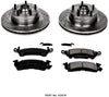 Power Stop K2579 Front Brake Kit with Drilled/Slotted Brake Rotors and Z23 Evolution Ceramic Brake Pads