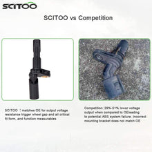 SCITOO ABS Sensor, 1 pc Rear Left ABS Wheel Speed Sensor Fit 2009-2013 Audi A3,2009-2011 Audi A3 Quattro,2008-2009 Audi TT, VW Jetta Beetle Passat Tiguan CC Golf GTI Passat CC R32 ALS469