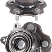 512535 Rear Wheel Bearing and Hub Assembly For 2017 Nissan Rogue 5-Lug AWD Model Only Non ABS 2 Pack