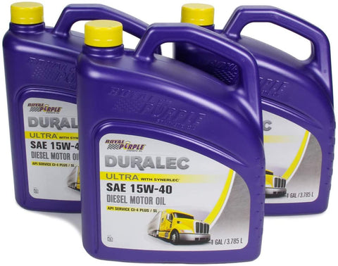 Royal Purple 80561 Duralec Ultra 15W40 Oil Case 3 x 1 Gallon, 384. Fluid_Ounces