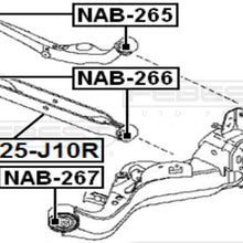 FEBEST NAB-266 Arm Bushing for Track Control Arm