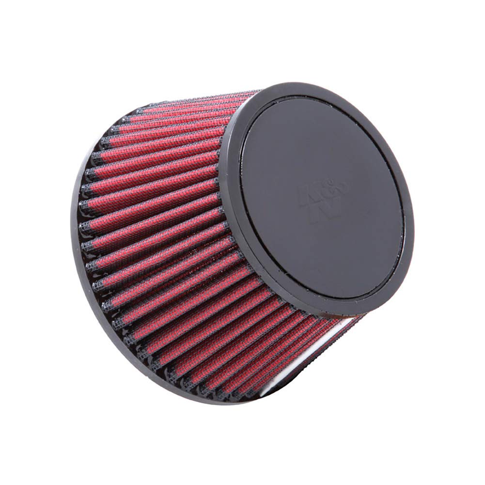 K&N Universal Clamp-On Engine Air Filter: Washable and Reusable: Round Tapered; 5 in (127 mm) Flange ID; 5.5 in (140 mm) Height; 6.5 in (165 mm) Base; 4.5 in (114 mm) Top , RU-5147