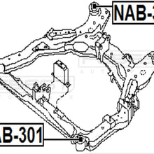 544009W100 - Front Body Bushing For Nissan - Febest