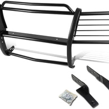 Replacement for GM Chevy Silverado 1500/2500 Front Bumper Protector Brush Grille Guard (Black) (Black)