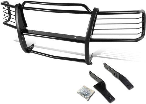 Replacement for GM Chevy Silverado 1500/2500 Front Bumper Protector Brush Grille Guard (Black)