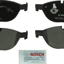 Bosch BP1448 QuietCast Premium Semi-Metallic Disc Brake Pad Set For Jaguar: 2010-15 XF, 2010-13 XFR, 2013-15 XFR-S, 2010-17 XJ, 2014-16 XJR, 2010-15 XKR, 2012-15 XKR-S; Front