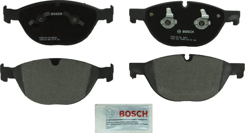 Bosch BP1448 QuietCast Premium Semi-Metallic Disc Brake Pad Set For Jaguar: 2010-15 XF, 2010-13 XFR, 2013-15 XFR-S, 2010-17 XJ, 2014-16 XJR, 2010-15 XKR, 2012-15 XKR-S; Front