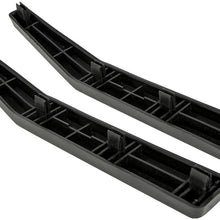 KNS Accessories KC2721A Black Bumper Guard Inserts Only, 1981-1987 Chevrolet Truck, GMC, Squarebody, C10, C20, Sold as Pair