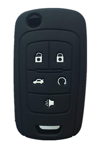 KAWIHEN Silicone Key Fob Cover Case Protector Smart Remote Control Shell Keyless Entry Case Holder Cover For Chevrolet Camaro Cruze Limited Equinox Impala Malibu Malibu Limited Sonic OHT01060512