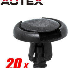 PartsSquare Nylon Bumper Car Retainer Clips Fastener Rivet Clamps Auto Body Retainer Fasteners Clips 20pcs Push Type Clips Auto Body Retainer Replacement for Toyota/Scion/Lexus