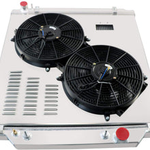 OzCoolingParts Full Aluminum Radiator + 2x12" Fan w/Shroud + Thermostat/Relay Wire Kit for 2003-2007 04 05 06 Ford F250 F350 F450 Super Duty 6.0L Powerstroke Diesel