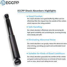 Shocks and Struts,ECCPP Rear Pair Shock Absorbers Strut Kits Compatible with 2001 2002 Honda Civic 341311 71340