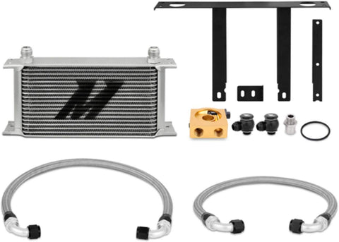 Mishimoto MMOC-GEN4-10T Hyundai Genesis Coupe 2.0T Thermostatic Oil Cooler Kit, 2010-2012 Silver