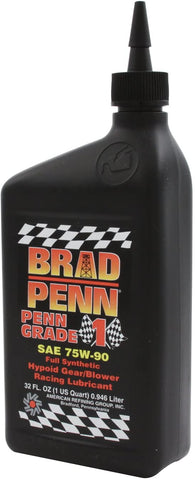 Brad Penn Oil 009-7766S 75W-90 Hypoid Gear/Blower Oil - 1 Quart Bottle