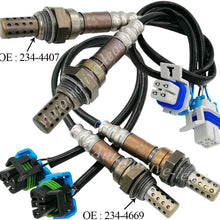 Automotive-leader 4Pcs 234-4669+234-4407 Upstream Downstream Oxygen O2 Sensor for 2003-2006 Cadillac Escalade GMC Yukon Hummer H2 Chevrolet Silverado 1500(HD) 2500 3500 HD Suburban Sierra 1500 2500