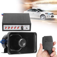 12V Loud Electronic Horn,5 Sounds Car Loud Electronic Horn 100W Warning Siren Speaker Safety Horn