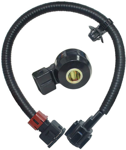 Knock Sensor 22060-30P00 with Harness Wire 24079-31U01 Pair kit fit for Infiniti Mercury Nissan 2206056E11