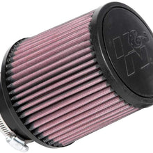 K&N Universal Clamp-On Air Filter: High Performance, Premium, Washable, Replacement Filter: Flange Diameter: 3 In, Filter Height: 5 In, Flange Length: 1.75 In, Shape: Round Tapered, RU-3870