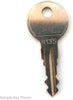 Thule Car Rack Replacement Key - Single (Thule replacement key N 128)