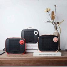 Zyyqt Small Desktop Heater, Small Solar Heater, Household Energy-Saving Mini Bathroom, Hot Air Heater, Desktop Heater (Color : Pink)