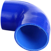 ID 0.75" (19mm), 90 Degree Elbow Coupler, Leg Length 3.5" (90mm), Wall Thickness 0.18" (4.5mm), 3-Ply Reinforced, 80 PSI Maximum Pressure, Universal Automotive Pure Silicone Hose, Black (No logo)