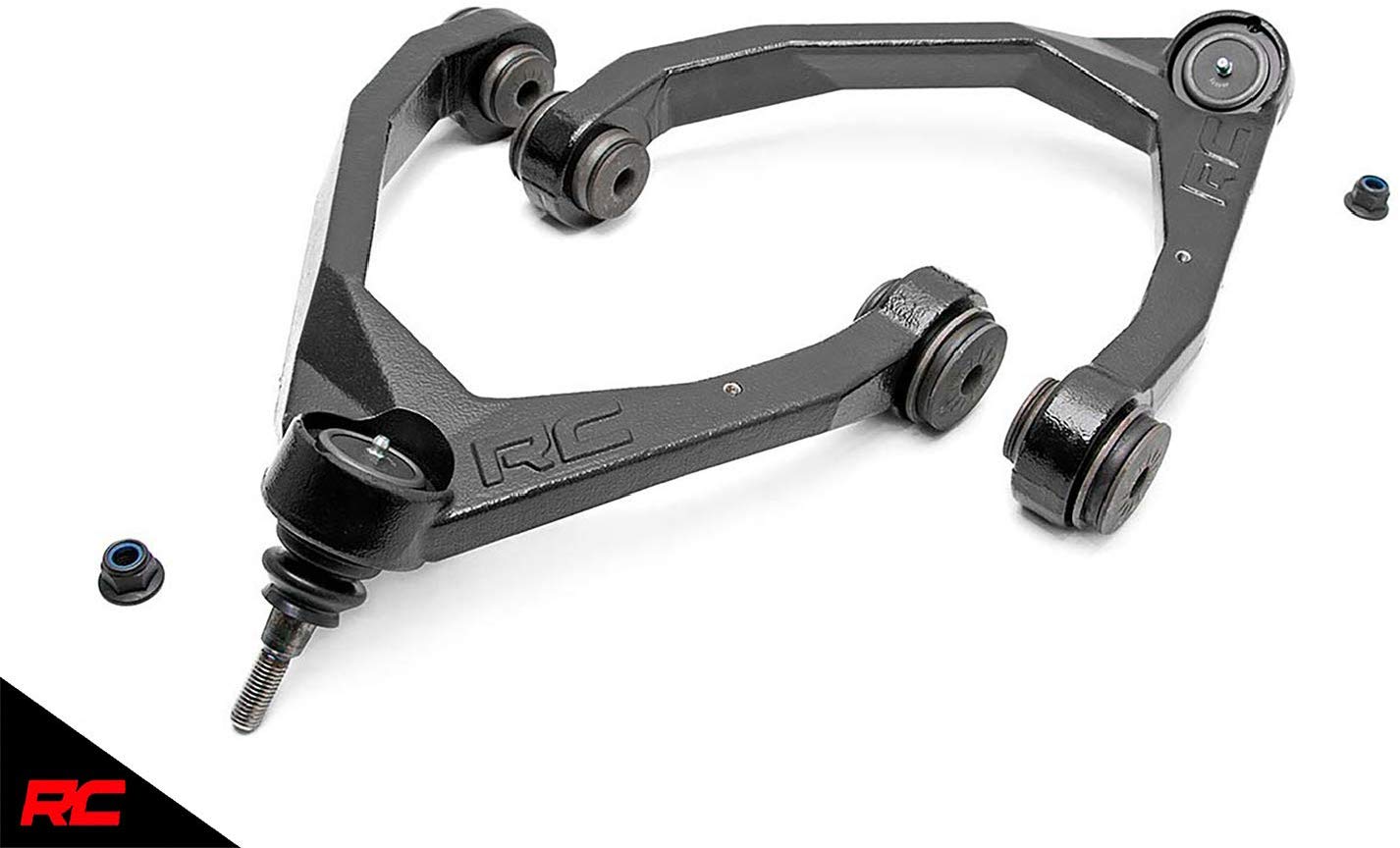 Rough Country Forged Upper Control Arms Fit 14-16 [ Chevy ] Silverado [ GMC ] Sierra SUVs 1500 Stock Cast Aluminum 27801