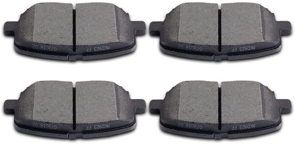 Brake Pads,ECCPP D923 4pcs Front Ceramic Disc Brake Pads Kits fit for 2003 2004 2005 2006 2007 2008 Pontiac Vibe,2003-2008 Toyota Corolla,2003 2004 2005 2006 2007 2008 Toyota Matrix